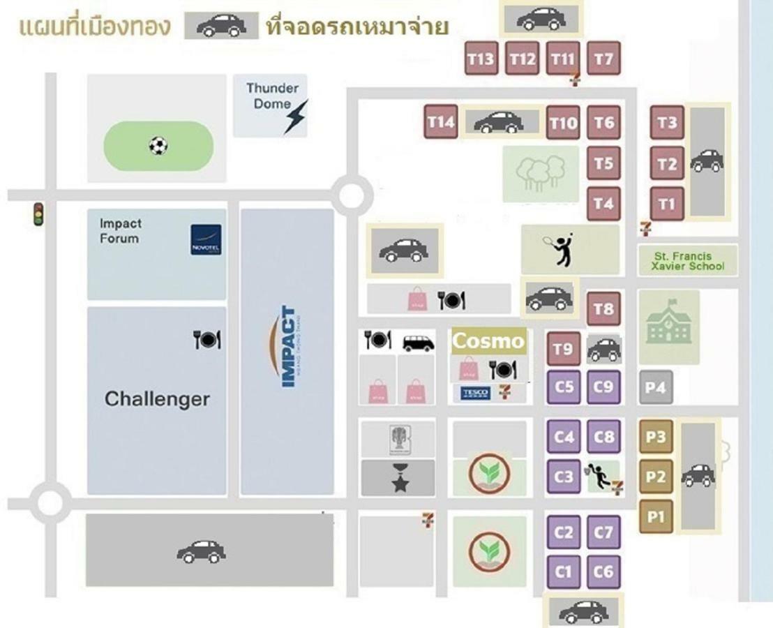 Popular Condo C4 Nonthaburi Zewnętrze zdjęcie